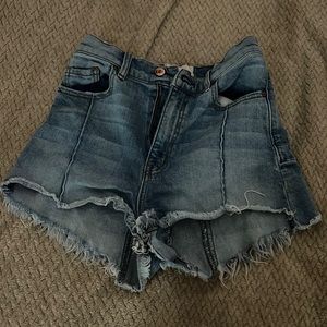 Revice denim high rise Star shorts
